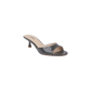 Arleen Kitten-Heel Mule - Stone Croco (PRE-SALE)
