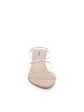 Ludovica Kitten-Heel Sandal - Chai Leather