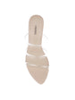 Ludovica Kitten-Heel Sandal - Chai Leather
