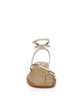Mariana Leather Sandal - Gold
