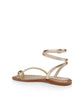 Mariana Leather Sandal - Gold