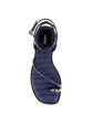 Mariana Leather Sandal - Midnight Croco