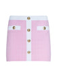 Coco Mini Skirt Cover-Up -Blush/White