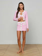 Adaline Cardigan Cover-Up - Blush/White