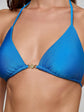 Kristin Triangle Bikini Top - Capri Blue