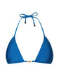 Kristin Triangle Bikini Top - Capri Blue