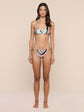 Britt Tie-Side Bikini Bottom - Multi Abstract Swirl