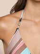 Annabelle Triangle Bikini Top - Multi Abstract Swirl
