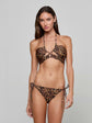 Sirena Halter Bikini Top - Leopard