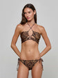 Sirena Halter Bikini Top - Leopard