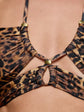 Sirena Halter Bikini Top - Leopard