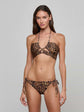 Britt Tie-Side Bikini Bottom - Leopard
