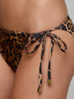 Britt Tie-Side Bikini Bottom - Leopard