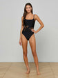 Remi One-Piece Swimsuit - Black Butterfly Crochet