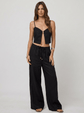 Summer Wide Leg Pant - Black (PRE-SALE)