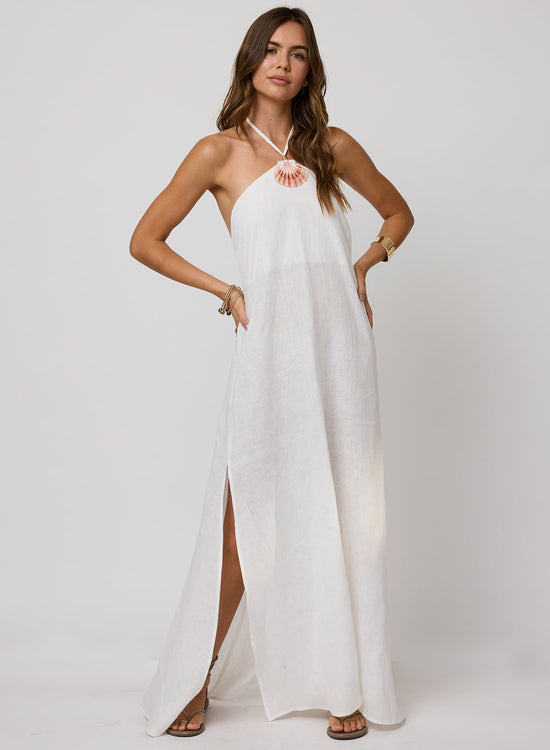 Low Tide Maxi Dress - White (PRE-SALE)
