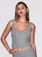 Poplin Bustier Top
