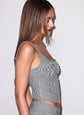 Poplin Bustier Top