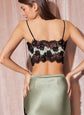 Silk and Lace Bandeau Top