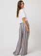 The Wide Leg Draw String Pant - Summer Stripe (PRE-SALE)