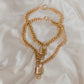 Vintage Louis Vuitton Lock Necklace