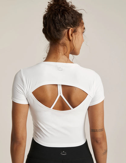 Featherweight Perspective Cropped Tee