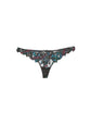 Lily Embroidery Hipster Thong