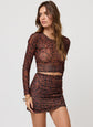 Mesh Get Together Mini Skirt