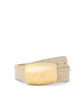 Milou Belt - Ivory Croc Embossed