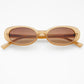 Mimi Oval Sunglasses - Sand (PRE-SALE)