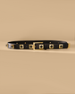 No. 2 - Black & Gold Studded Belt