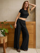Easy Wide Leg Pant - True Black (PRE-SALE)
