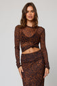 Mesh Long Sleeve Tee