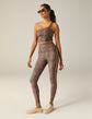 Softmark Caught In The Midi High Waisted Legging - Neutral Snake