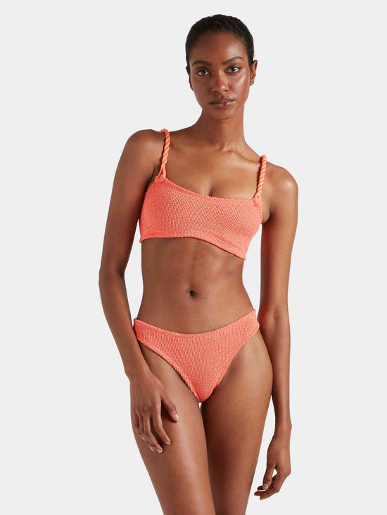Phoebe Bikini - Metallic Coral (PRE-SALE)