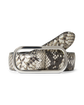 SNAKE EMBOSSED LOOP BELT