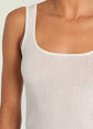 Alberta Knit Tank - White (PRE-SALE)