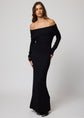 Rib Long Sleeve Paloma Maxi Dress