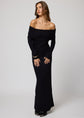 Rib Long Sleeve Paloma Maxi Dress