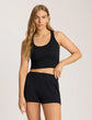 Better Than Basic Rib Cropped Racerback Tank