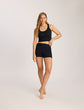 Better Than Basic Rib Relaxed Short - Black