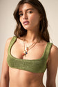 Ginny Bikini Top - Green Moss