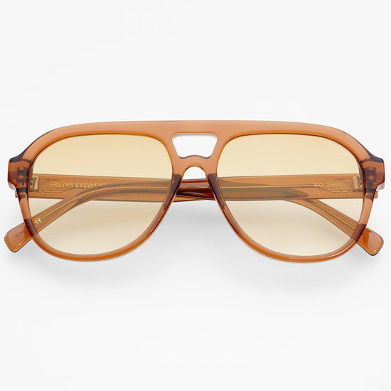Rio Aviator Sunglasses - Crystal Brown (PRE-SALE)