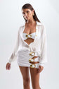 Solace Button Up Shirt - Pearl