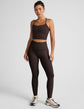 Spacedye™ Slim Racerback Cropped Tank - Dark Chocolate Heather (PRE-SALE)