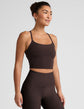 Spacedye™ Slim Racerback Cropped Tank - Dark Chocolate Heather (PRE-SALE)