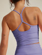 Spacedye Slim Racerback Cropped Tank - Periwinkle Cloud Heather