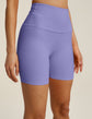 Spacedye Keep Pace 5" Biker Short - Periwinkle Cloud Heather