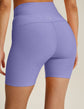 Spacedye Keep Pace 5" Biker Short - Periwinkle Cloud Heather