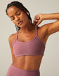 Spacedye Slim Racerback Bra - Orchid Blossom Heather